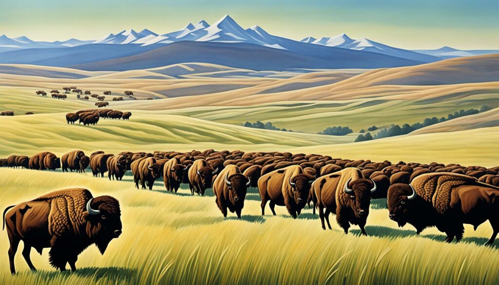 bison herd in dreams